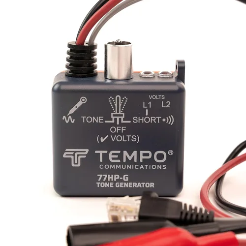 Vista 5 de TEMPO Communications 77HP-G Generador de Tono Universal, Rastreador de Cable de Cobre, Tonificador de Cable, Grado Profesional