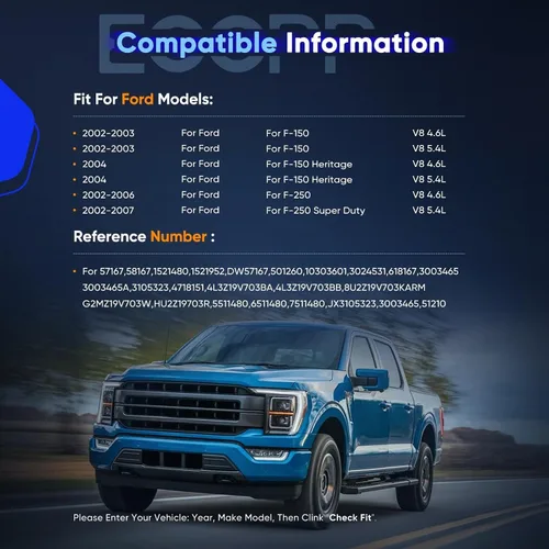 Vista 2 de ECCPP Compresor de CA 2002-2007 para Ford para F-150 para F-250 para F-350 para F-450 para F-550 Super Duty AC Compresor con embrague