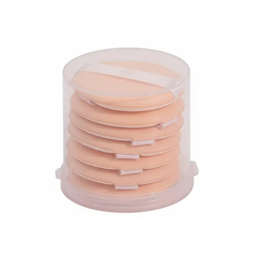 Vista 8 de 1 juego de 7 piezas de cojín de aire multifuncional, esponja de huevo para maquillaje en seco y húmedo, reutilizable, base de crema BB crema