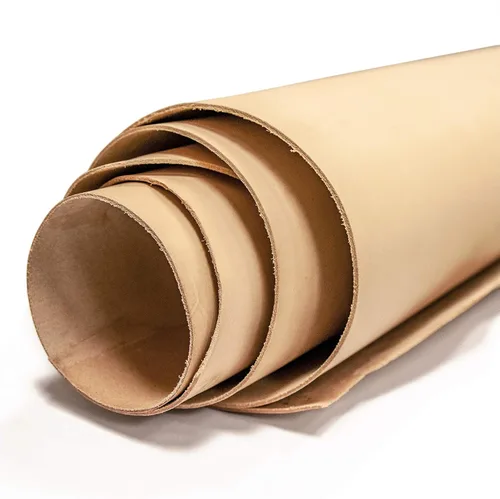 Vista 9 de Realeather Veg Tan Tooling Leather - Paquete variado de cuero para manualidades, cuatro hojas de 8.5" x 11" (3-4oz, 4-5oz, 5-6oz, 7-8oz), natural