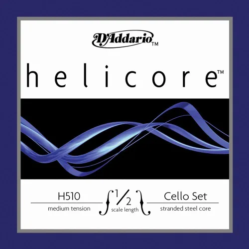 Vista 5 de D'Addario Helicore - Cuerda de violonchelo simple, escala 1/2, tensión media