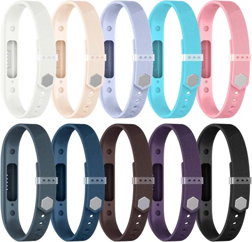 Vista 2 de Compatible con correas Flex 2, repuesto para Flex 2, accesorios deportivos, correa de silicona suave con cierre de cierre para reloj Flex 2, correa