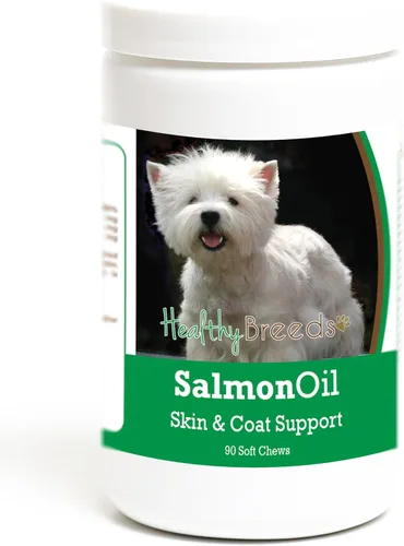 Vista 376 de Healthy Breeds Affenpinscher - Masticables suaves de aceite de salmón, 90