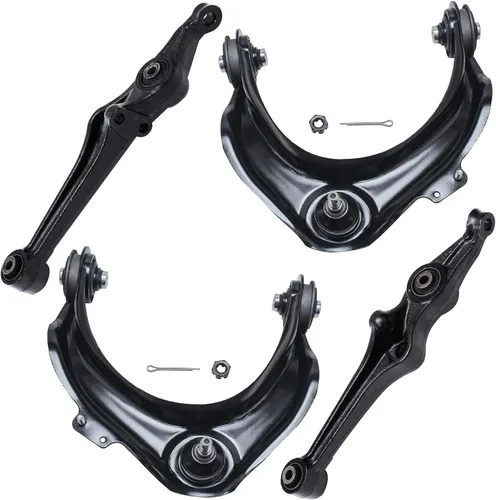 Vista 201 de Detroit Axle - Barras estabilizadoras de brazos de control delanteros 4WD para Ford 2005-2008 F-150 Lincoln Mark LT, 2 brazos de control superiores