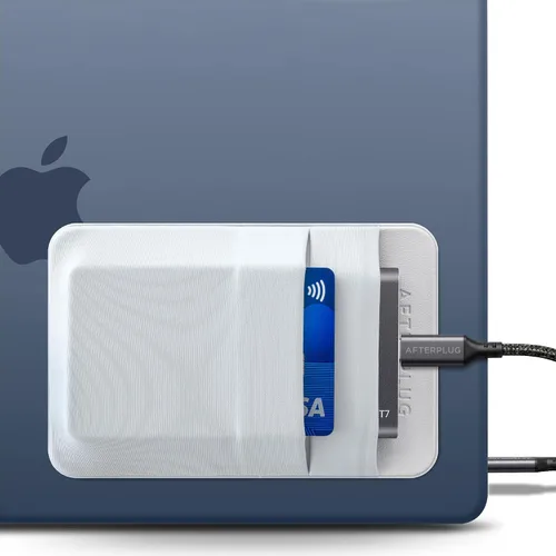 Vista 18 de Soporte para SSD y disco duro de 2 bolsillos para laptop, adhesivo reutilizable, funda de bolsillo adhesiva para SSD portátil externo, disco duro