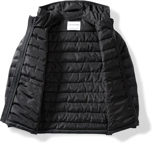 Vista 3 de Tienda Essentials - Chaqueta con capucha a prueba de agua para niños, ligera y plegable