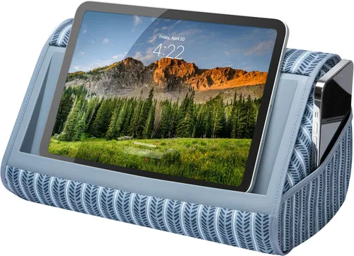 Vista 9 de LAPGEAR Soporte de almohada para tablet, ranura de 11 pulgadas para iPads, Galaxy Tabs, Kindles, lectores electrónicos y teléfonos, soporte