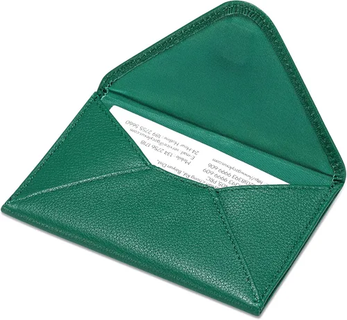 Vista 16 de HISCOW Estuche para tarjetas de visita con cierre magnético - Piel de becerro italiana, café