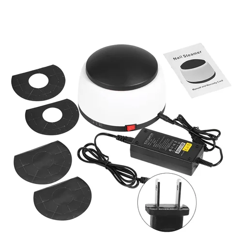 Vista 7 de Máquina quitaesmalte de uñas, 36 W, vaporizador de esmalte de uñas de gel de vapor para salón de belleza en el hogar, limpiador portátil para salón