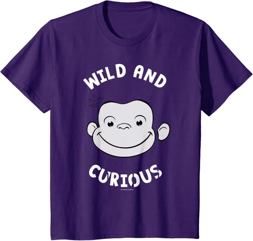 Vista 26 de Curious George Camiseta Big Face Wild and Curious Negro
