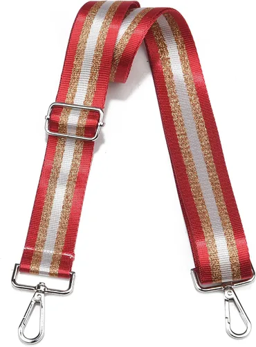 Vista 75 de LVYOUME Correa para bolso, accesorios plateados, correas anchas para bolsa, correa de hombro ajustable para bolsos