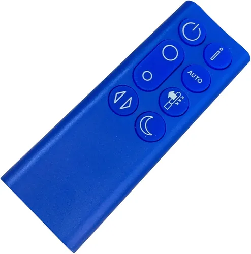 Vista 4 de Mando a distancia de repuesto compatible con Dyson TP04 DP04 TP06 TP09 Pure Cool Purifying Fan (azul)