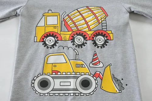Vista 5 de DDSOL Pijamas de 2 piezas para niños y niñas, pijamas de manga larga para otoño e invierno