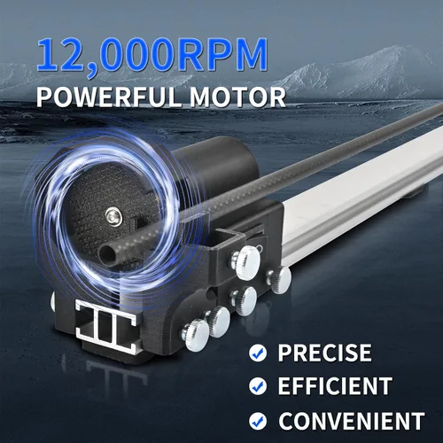 Vista 3 de Sierra Eléctrica para Flechas de Tiro con Arco Cortador de Flechas de Carbono Mini Sierra Recíproca Corte Cuadrado de Flecha Ajustable Herramienta