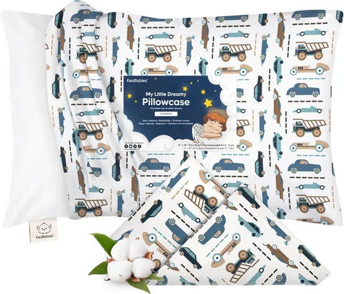 Vista 12 de KeaBabies - Funda de almohada de algodón orgánico de 13 x 18 pulgadas, ABC Abc Tierra