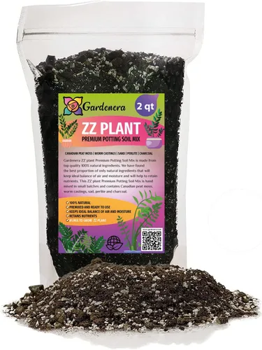 Vista 9 de Eleva tus plantas ZZ con la mezcla orgánica de tierra de Gardenera - Cultiva más saludable y más elegancia - 1 cuarto de galón