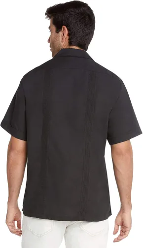 Vista 3 de 9 Crowns Essentials Guayabera - Camisa con botones para hombre