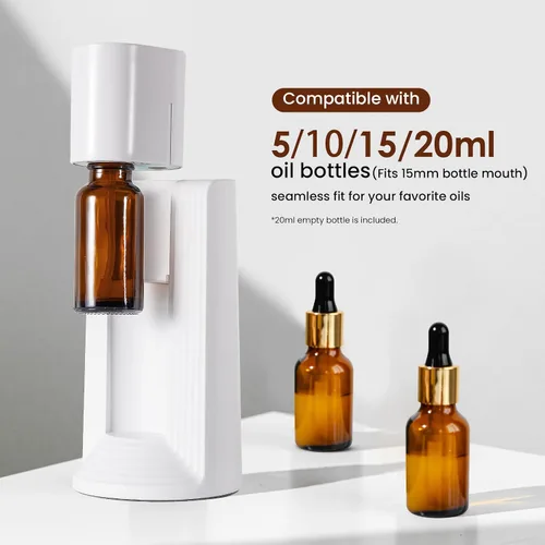 Vista 3 de LAMA Difusor de aceite esencial sin agua, mini máquina de aire portátil con aroma pequeño, difusor de aroma silencioso a prueba de fugas