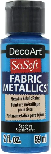 Vista 5 de DecoArt SoSoft - Pintura acrílica metálica de tela, 2 onzas, esmeralda
