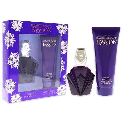 Vista 4 de Elizabeth Taylor Set de regalo de perfume de pasión para mujer