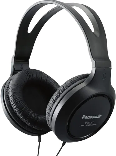 Vista 9 de Panasonic Auriculares ligeros con cable sobre la oreja con micrófono, sonido y XBS para extra graves, cable largo, conector de 3.5mm para teléfonos