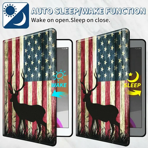 Vista 4 de Funda para iPad mini 6 para iPad mini 6ª generación 8.3 pulgadas 2021 360 grados giratorio soporte ligero protector inteligente cubierta