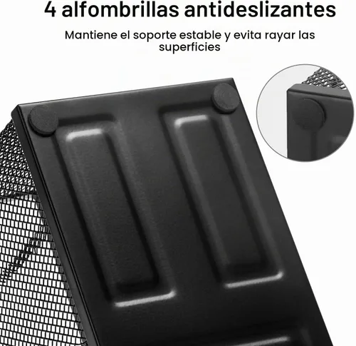 Vista 6 de Comix Organizador de escritorio de malla para lápices, 3 compartimentos, de alambre de escritorio, para lápices, suministros de oficina, accesorios