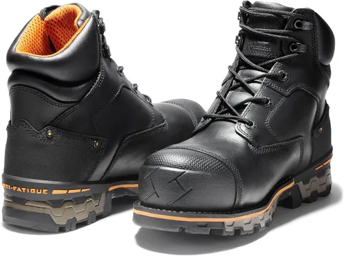 Vista 7 de Timberland PRO Botas de trabajo industriales para hombre de 6.0 pulgadas, Boondock, con puntera de composite, impermeables y aisladas