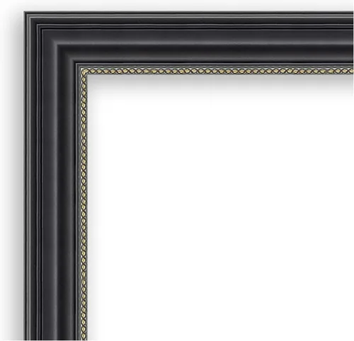 Vista 6 de Kate and Laurel Framed Wall Art Print 'Jean Victor Bertin Study of a Tree 1816' by The Art Institute of Chicago, 33 x 41, Stylish Black Narrow