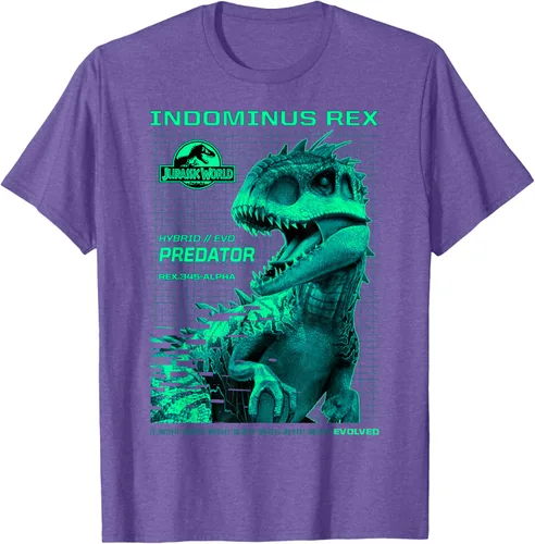 Vista 10 de Jurassic World Indominus Rex Hybrid Predator T-Shirt Small Negro