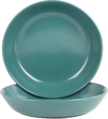 Vista 17 de Double Line - Taza de 3.75 pulgadas/12 onzas, juego de 6, azul cobalto