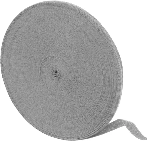Vista 31 de uxcell Cinta de sarga de algodón de 50 yardas, cinta de espiga de 3/8 pulgadas para coser ropa, manualidades (azul)
