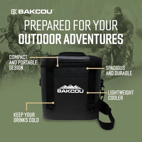 Vista 5 de Bakcou Enfriador/bolsa de engranajes aislada: impermeable, acolchada y compatible para remolques de carga plegables. Ideal para viajes al parque