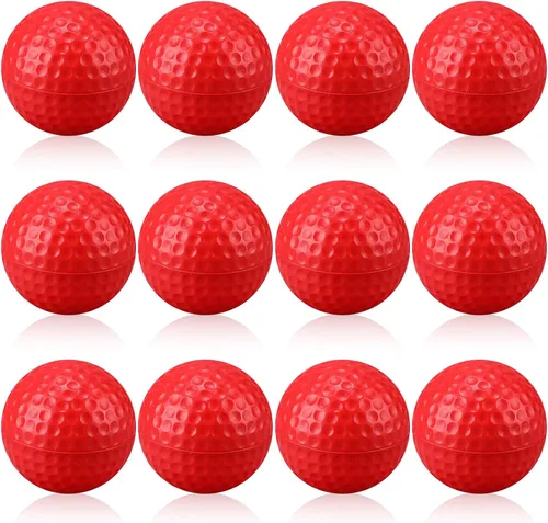 Vista 10 de 12 pelotas de espuma para práctica de golf, bolas de espuma suave para práctica de golf, sensación realista y entrenamiento deportivo de vuelo Azul