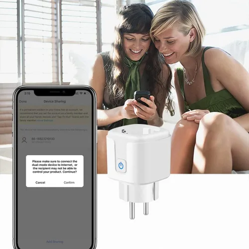 Vista 6 de 16A ZigBee Tuya WiFi UE para control remoto inalámbrico temporizador de control de voz enchufe eléctrico para Smart para la vida en el hogar Zigbee