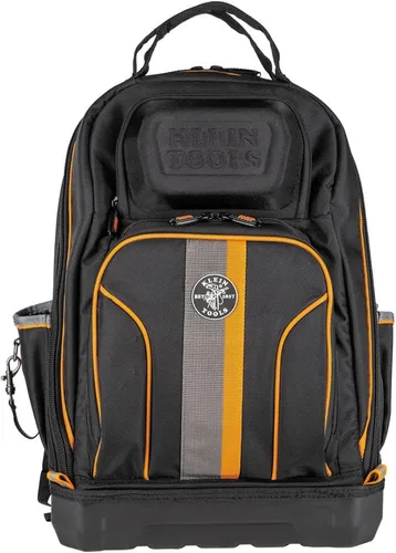 Vista 5 de Klein Tools 62800BP - Mochila para herramientas, 40 bolsillos, color negro y naranja