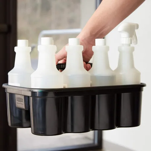 Vista 9 de Rubbermaid Productos Comerciales Deluxe Carrito de Transporte para Café para Llevar/Bebidas Suave Postmates/Uber Eats/Entrega de Comida Productos