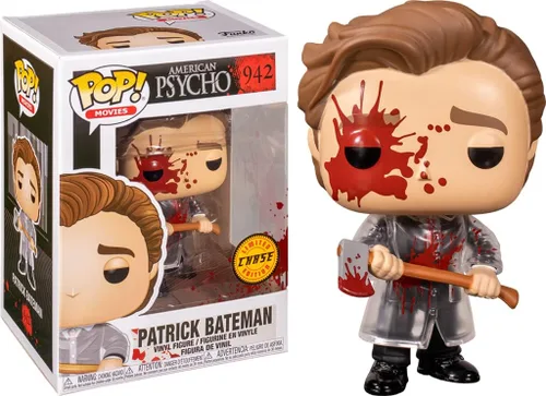 Vista 3 de POP American Psycho – Patrick Bateman edición limitada Bloody Chase Funko Pop! Figura de vinilo