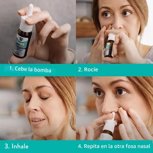 Vista 6 de Vicks Sinex SEVERO - Aerosol nasal para alergias severas y sinusales, niebla ultrafina original, medicina descongestionante, alivio de la congestión
