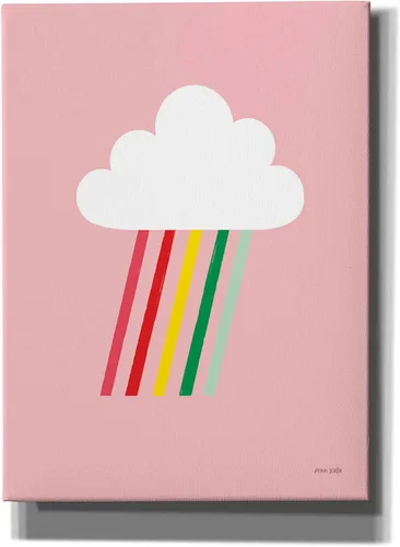 Vista 10 de Epic Graffiti 'Rainbow Rays I' by Ann Kelle Designs, Canvas Wall Art, 12"x16