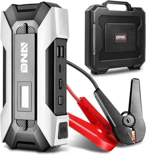 Vista 15 de DNA MOTORING 12V 1500A 15000 mAh Arrancador de batería portátil para auto, paquete de cargadores de batería, caja de puente, para hasta 7.0L de gas