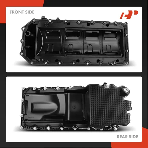 Vista 8 de A-Premium - Sump de aceite de motor con tapón de drenaje y pernos Compatible with Dodge Durango 2011-2015, Jeep Grand Cherokee 2011-2018, 5.7L
