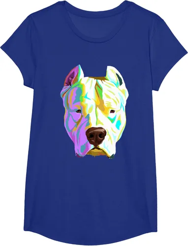 Vista 69 de Colorida camiseta Dogo Argentino, Negro, S