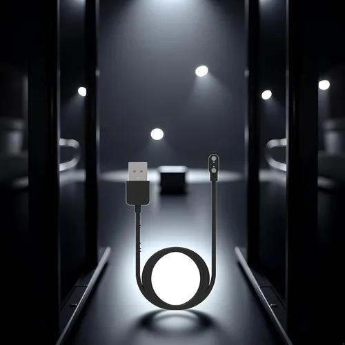 Vista 2 de Compatible con cargador de reloj inteligente Da Fit, cable de cargador USB de repuesto de 3.3 pies, cable de carga para reloj inteligente