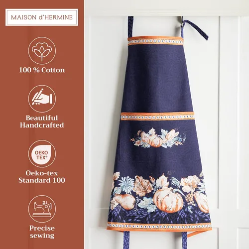 Vista 232 de Maison d' Hermine Delantales para mujer con bolsillo, 100% algodón (27.50 x 31.50 pulgadas)