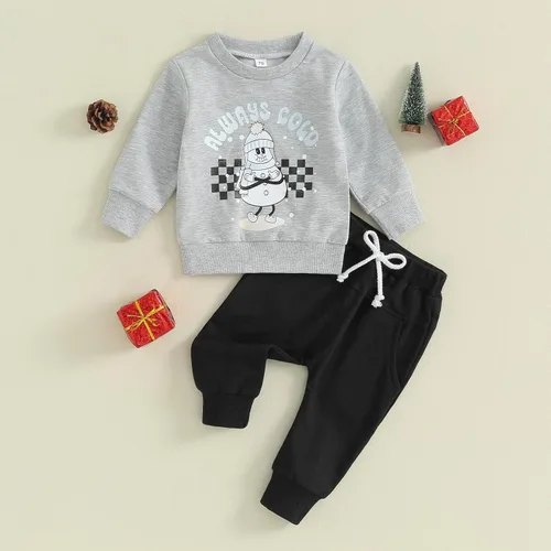 Vista 29 de Ropa de Halloween para bebé, sudadera de manga larga con diseño de calabaza, conjunto de pantalones de fiesta de Halloween para otoño e invierno