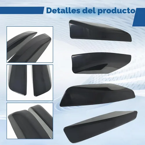 Vista 5 de Silscvtt 2 pares de portaequipajes para portaequipajes de techo de repuesto para 4Runner N210 2003-2009 plástico negro