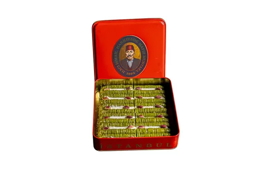 Vista 51 de Hafiz Mustafa 1864 Istanbul Baklava - Caja de pastelería - Bocadillos de postre de Baklava horneados hechos de hojas de masa filo fresca, pistacho