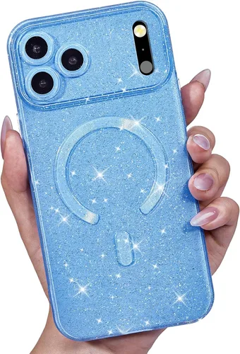 Vista 33 de LoeoeL Funda para iPhone 12 con Purpurina Compatible con Magsafe, Femenina Linda Brillante Magnética Mag Safe Bonita Funda para Teléfono