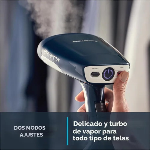 Vista 2 de Rowenta Vaporizador manual para ropa, X-Cel, 1600 vatios, calentamiento rápido de 40 segundos, vapor continuo potente o bajo demanda, 1600 vatios